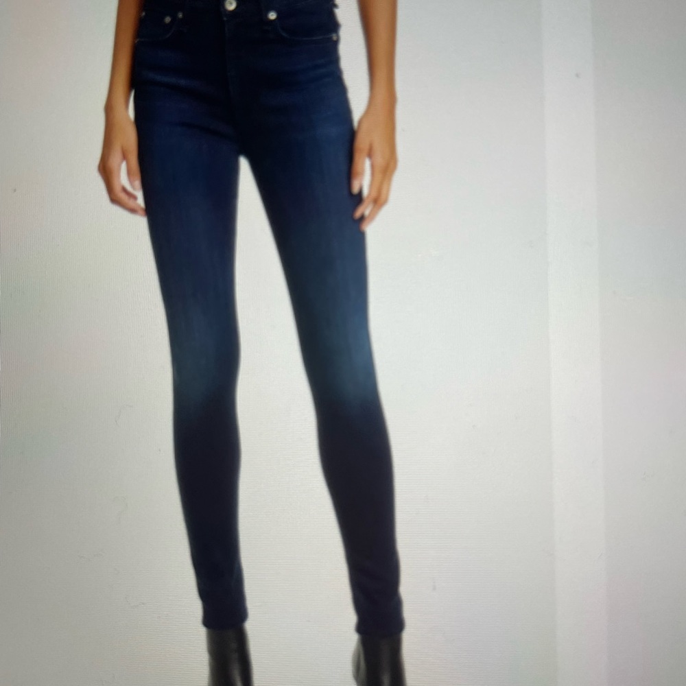Rag and Bone High Waist Skinny Jeans